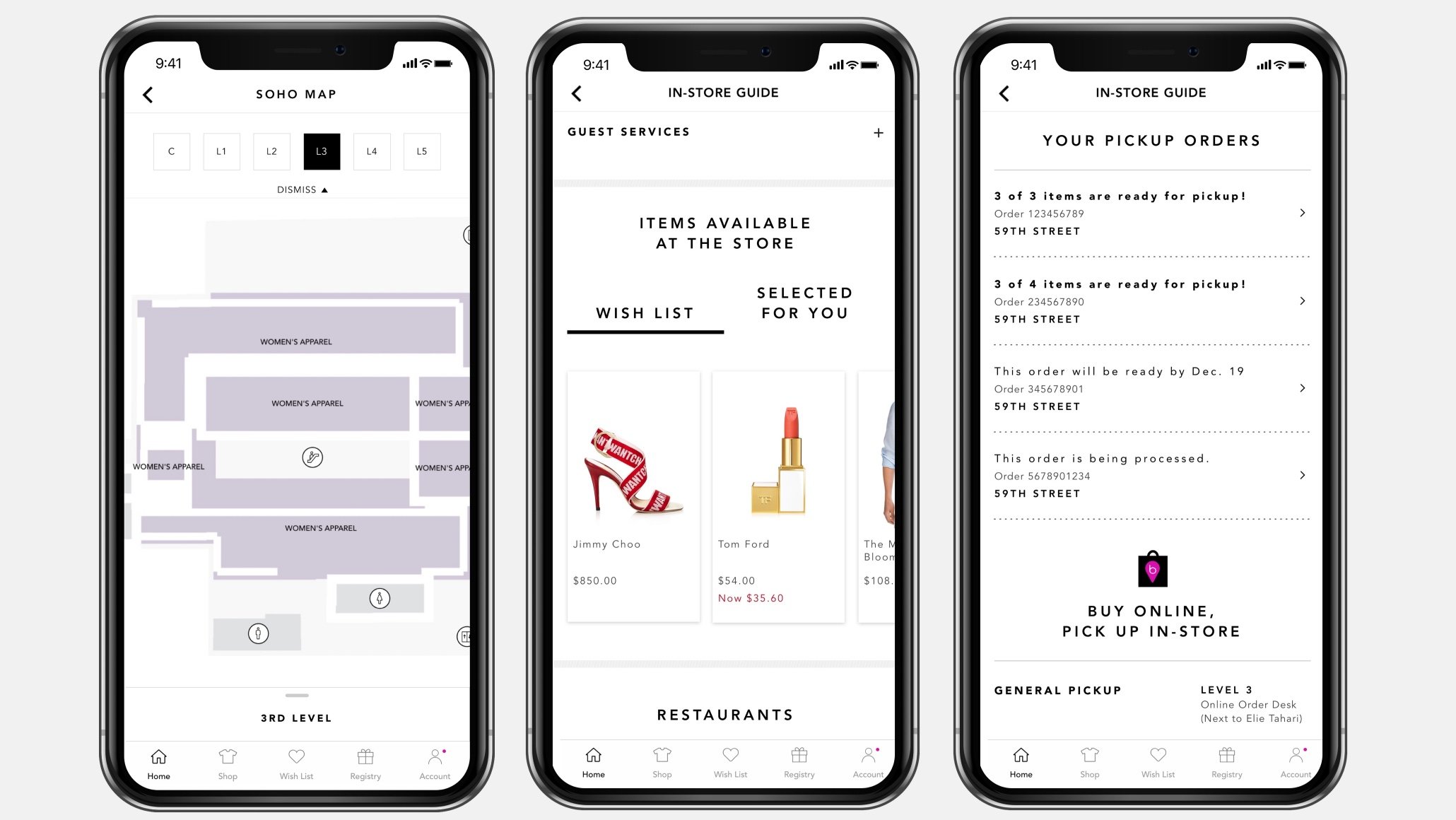 Bloomingdale’s iOS App InStore Features Haq's Design Portfolio